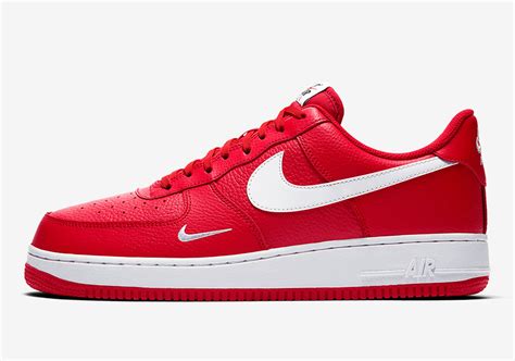 nike air force 1 low mini swoosh university red|air force mini swoosh.